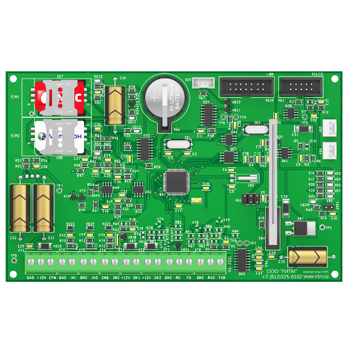 Контакт GSM-5-RT3 контрольная панель Ritm
