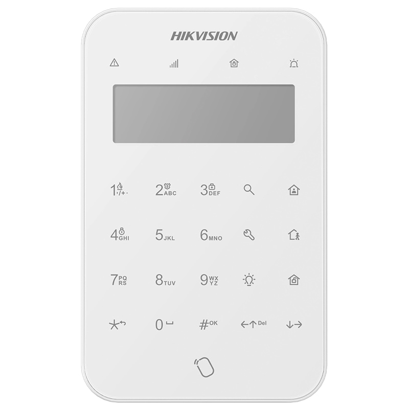 LCDKeypad (DS-PK1-LT-WE) беспроводная клавиатура AX PRO