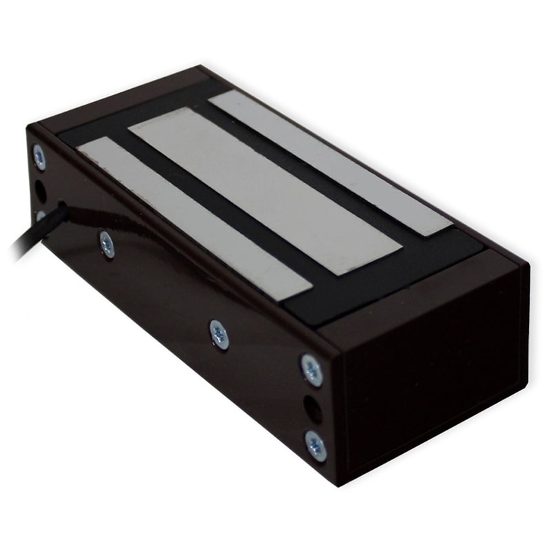 М1-150 с уголком (коричневый) замок электромагнитный Олевс