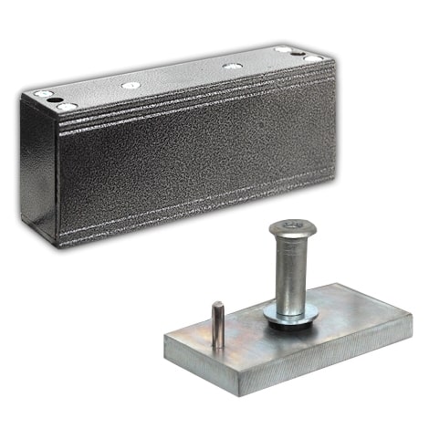 М1-200 с планкой (серебряный антик) замок электромагнитный Олевс