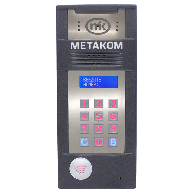MK2018-MFCGV блок вызова домофона Метаком
