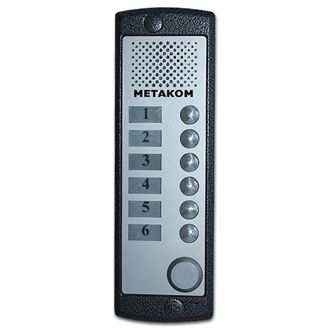 MK6-XV-MF блок вызова домофона Метаком