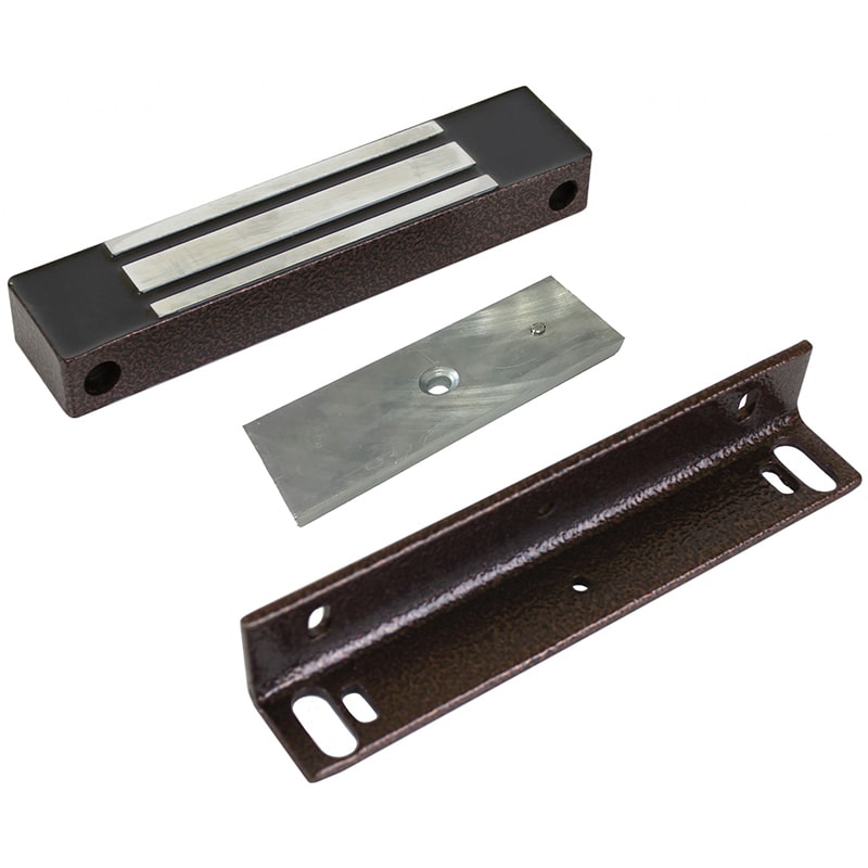 ML-100KB с уголком (коричневый) замок электромагнитный AccordTec