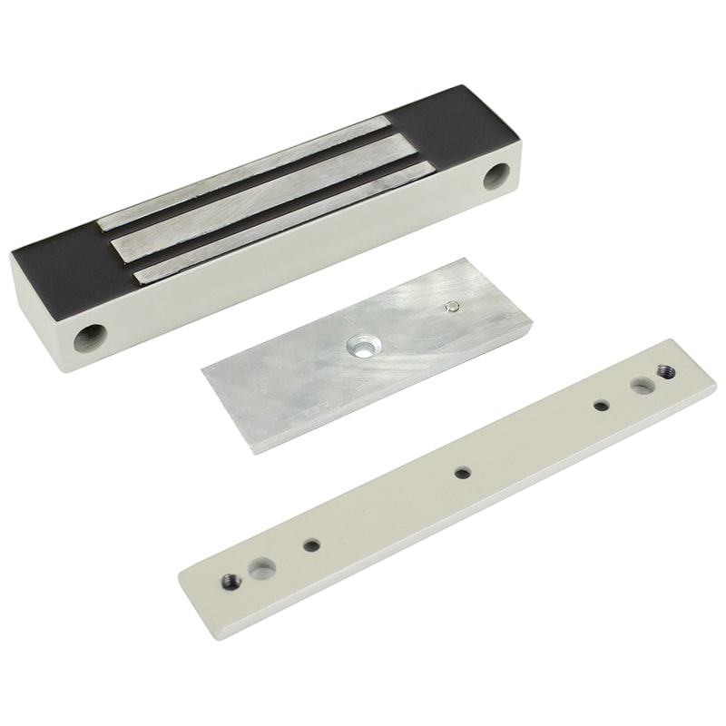 ML-180K с планкой (белый) замок электромагнитный AccordTec