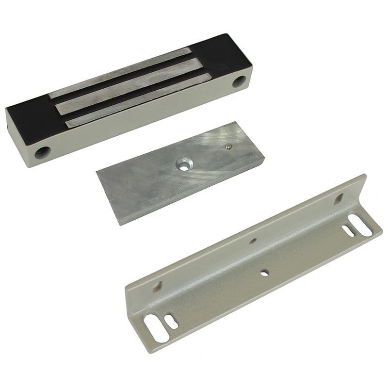 ML-180K с уголком (серый) замок электромагнитный AccordTec