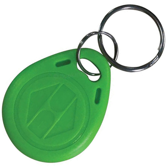 Mifare 1K ключ-брелок (круглый) (зеленый) Hunter