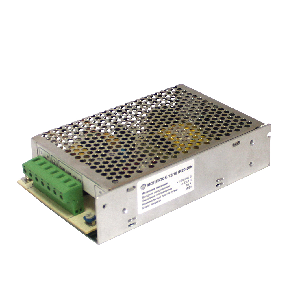 Моллюск-12/10 IP20-DIN блок питания Бастион