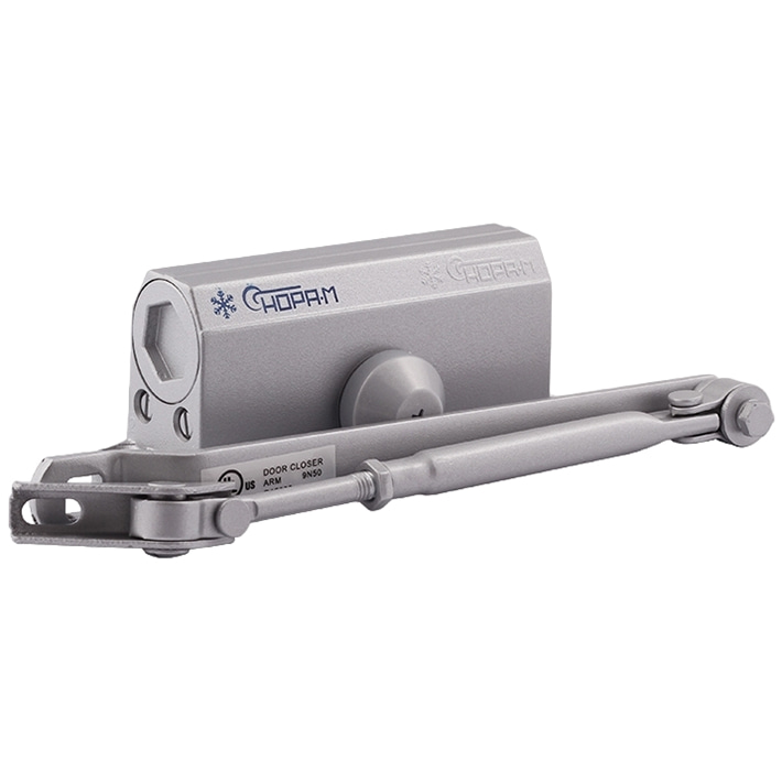 Нора-М 2S-F (серый) дверной доводчик