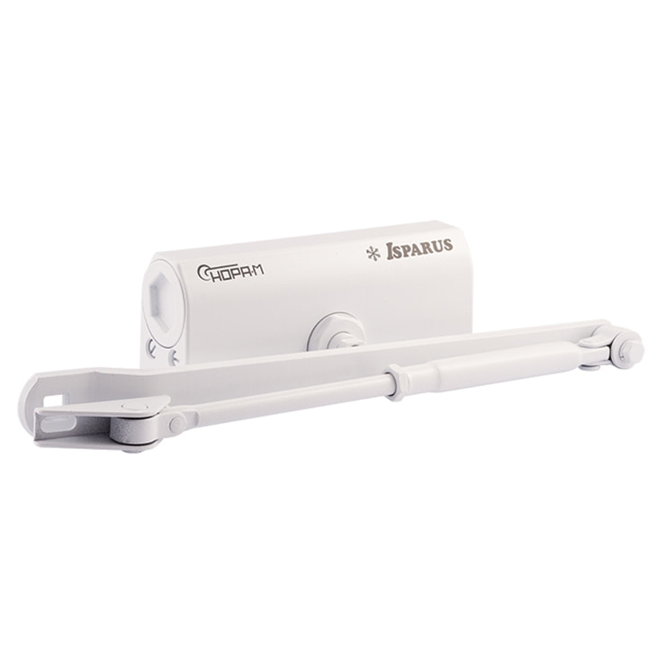 Нора-М 440 ISPARUS (белый) дверной доводчик