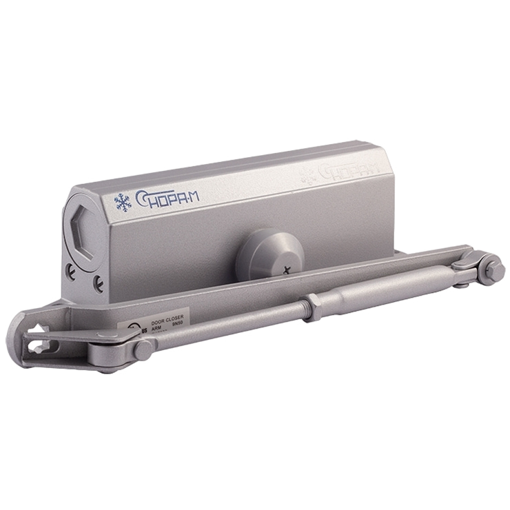Нора-М 4S (серый) дверной доводчик