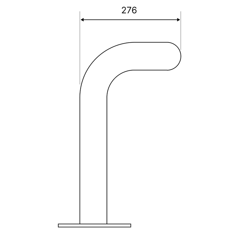 О-3 отбойник П-образный АртСистемы