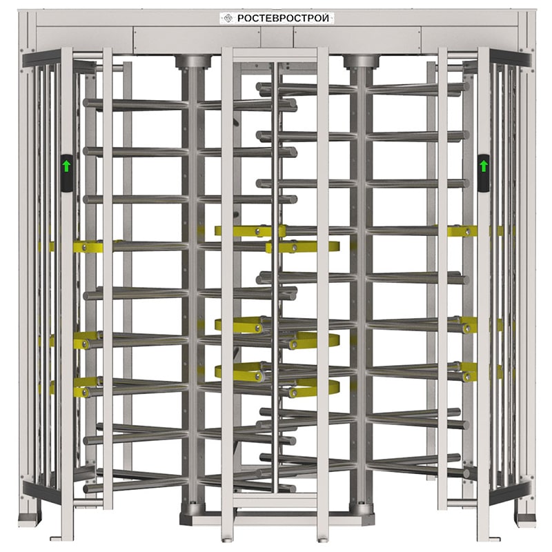 ПР2Ш/4М2 НЕРЖ (0907) полноростовой турникет РостЕвроСтрой