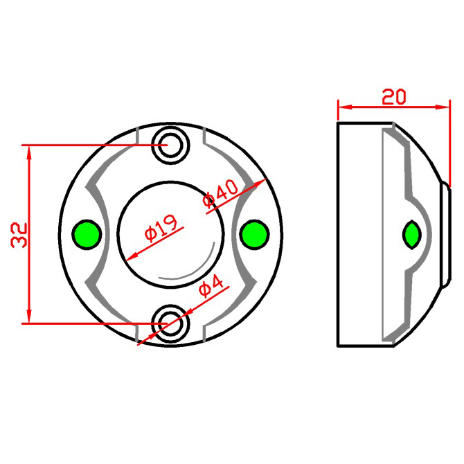 PUSHka (белый) кнопка выхода Олевс