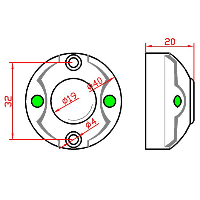 PUSHka (черный) кнопка выхода Олевс