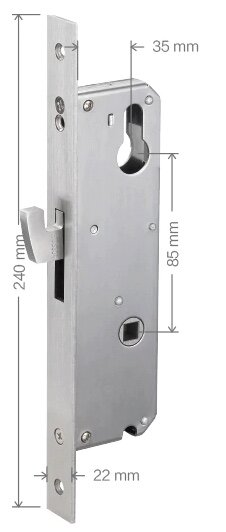 Раздвижная мортиза 35х85 ( S )