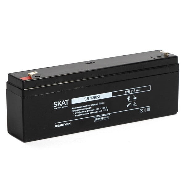 SKAT SB 12022 аккумулятор 2.2Ач 12В Бастион