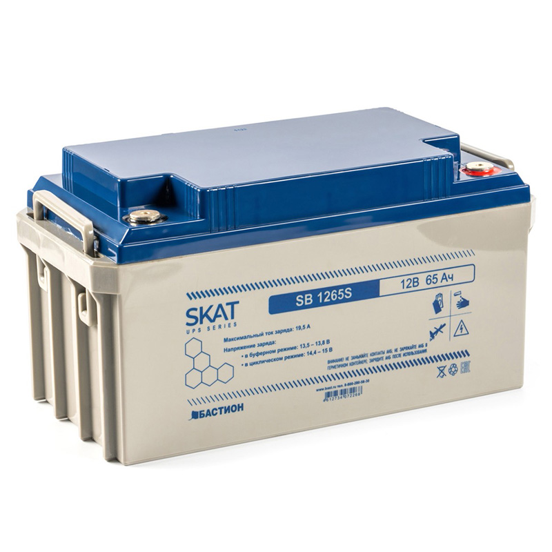 SKAT SB 1265S аккумулятор 65Ач 12В Бастион