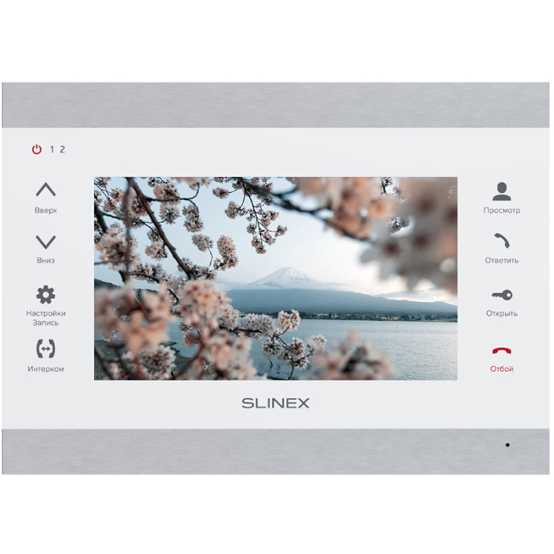 SL-07MHD (серебро-белый) видеодомофон Slinex