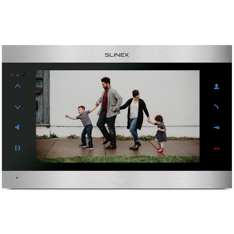 SL-10N Cloud (серебро-черный) видеодомофон Slinex