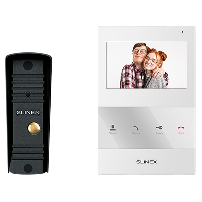 SQ-04 + ML-16HR комплект видеодомофона Slinex
