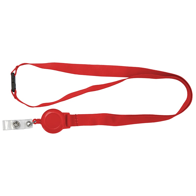 ST-AC203LR-RD ремешок с ретрактором Smartec