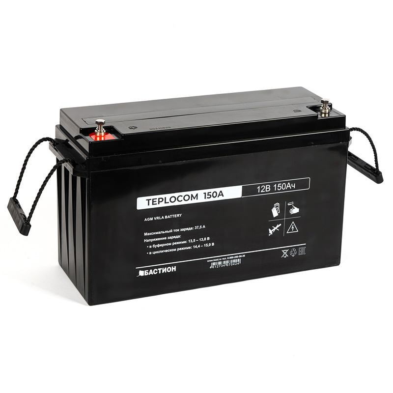 TEPLOCOM 150Ач аккумулятор Бастион