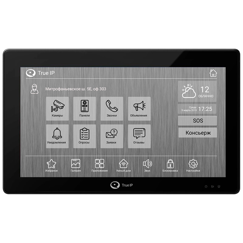 TI-4210AC видеодомофон True IP