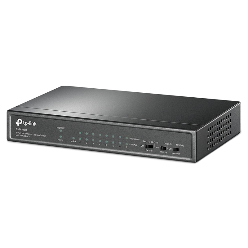 TL-SF1009P PoE коммутатор TP-Link