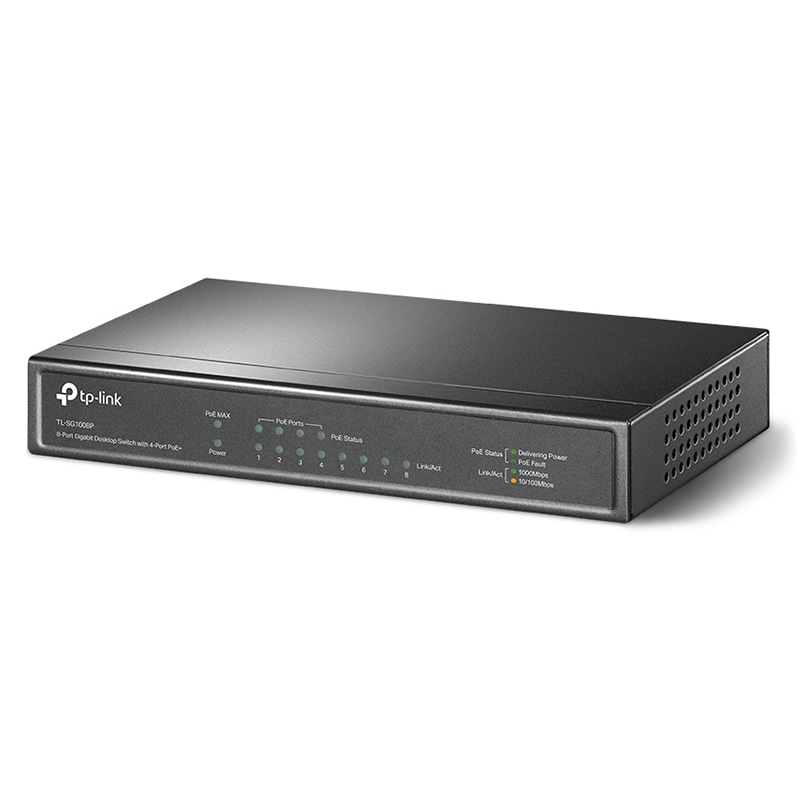 TL-SG1008P PoE коммутатор TP-Link