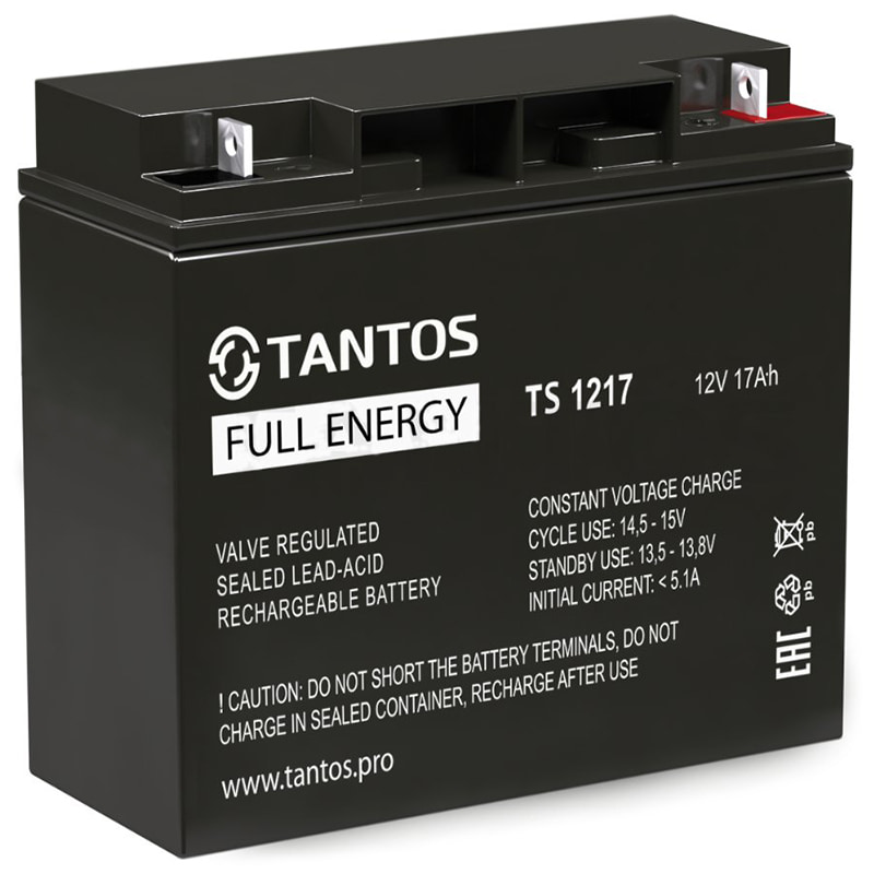 TS 1217 аккумулятор 17Ач 12В Tantos