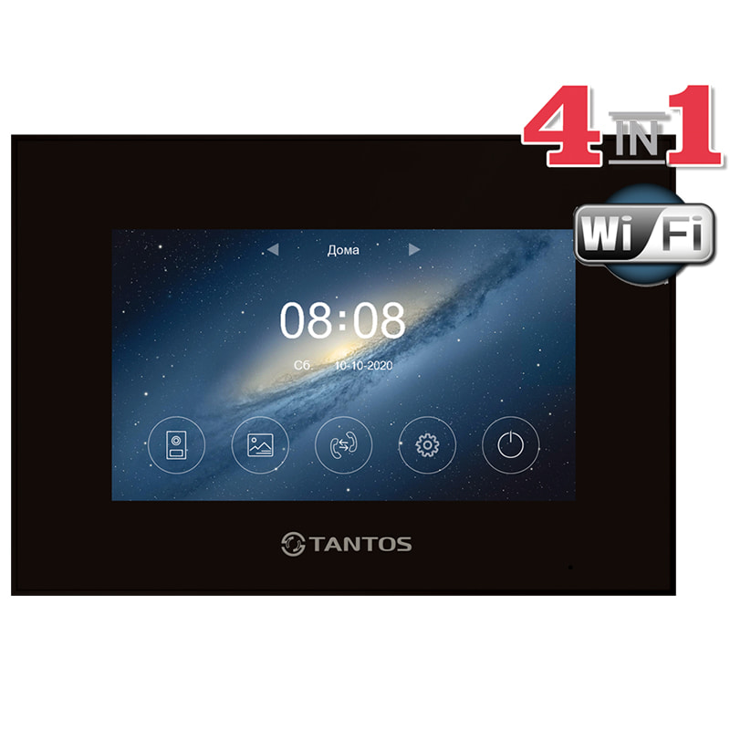 Tantos Marilyn HD Wi-Fi IPS VZ (black) монитор видеодомофона
