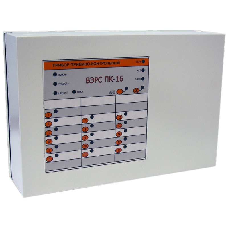 ВЭРС-ПК 16М версия 3.2 приемно-контрольный прибор