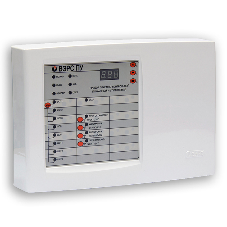 ВЭРС-ПУ версия 3.1 приемно-контрольный прибор