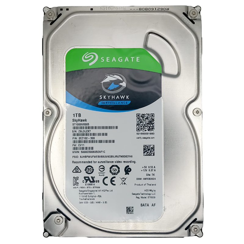Жесткий диск 1Тб Seagate серия SkyHawk (ST1000VX013