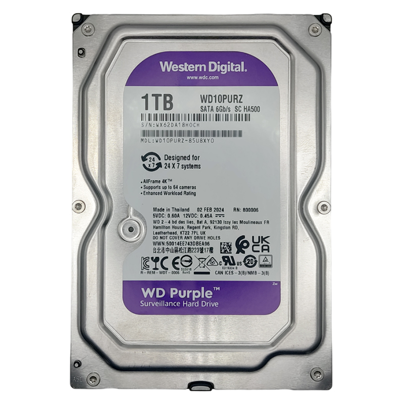 Жесткий диск 1Тб WD серия Purple (WD11PURZ