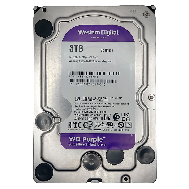 Жесткий диск 3Тб WD серия Purple (WD30PURX) (CN)