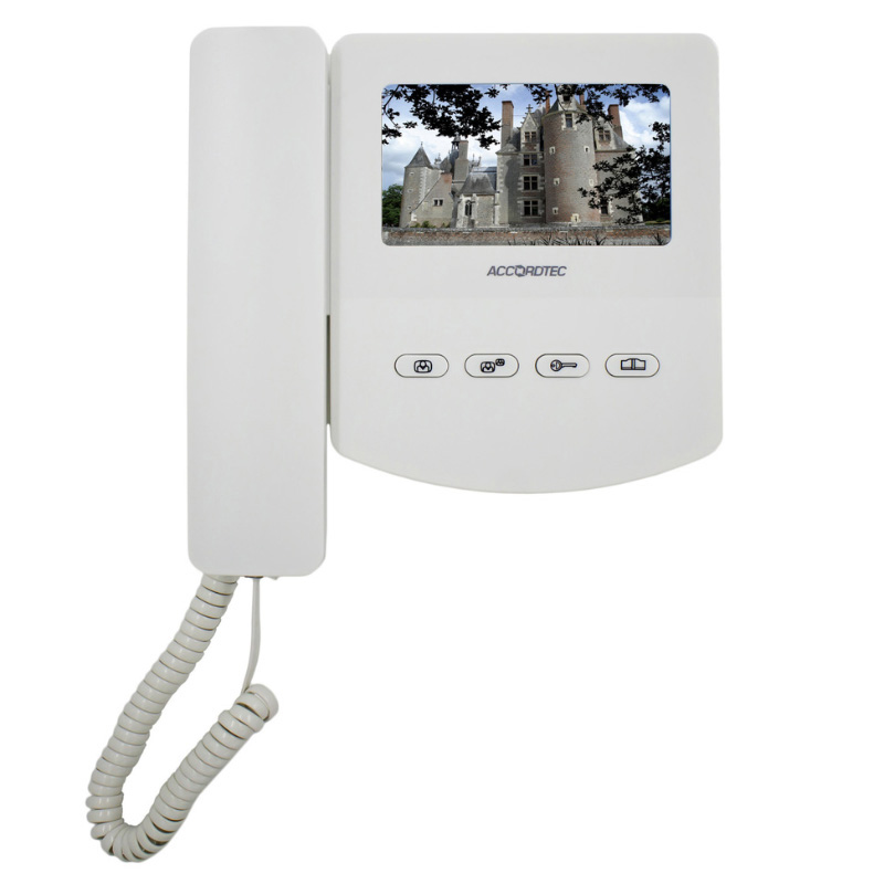 AT-VD 433C EXEL WHITE монитор видеодомофона AccordTec