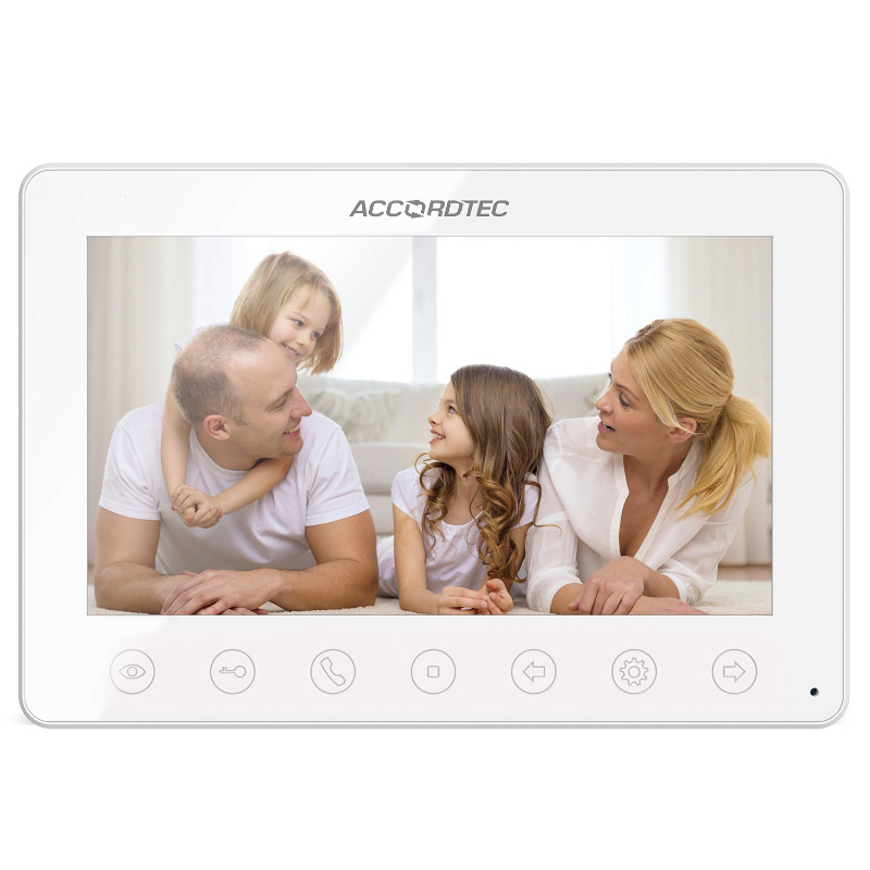 AT-VD 751C/M K EXEL WH монитор видеодомофона AccordTec