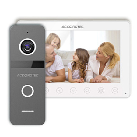 AT-home10 WH-GR комплект видеодомофона AccordTec