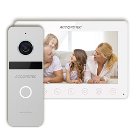 AT-home7 WH-SL комплект видеодомофона AccordTec