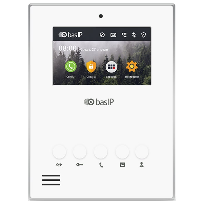 AU-04LA (белый) видеодомофон Bas-IP