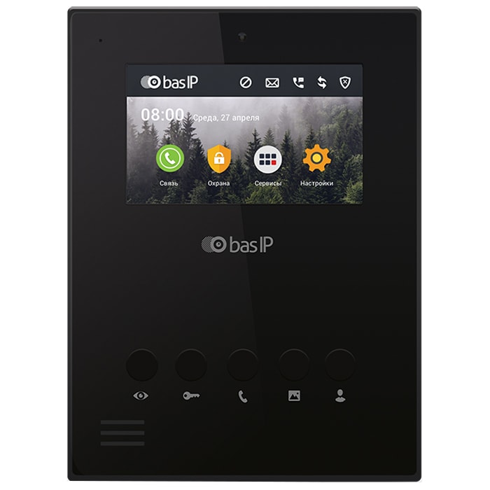 AU-04LA (черный) видеодомофон Bas-IP