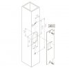 Abloy 4610 FE/CR запорная планка