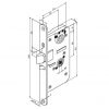Abloy LE186 (левый) механический замок