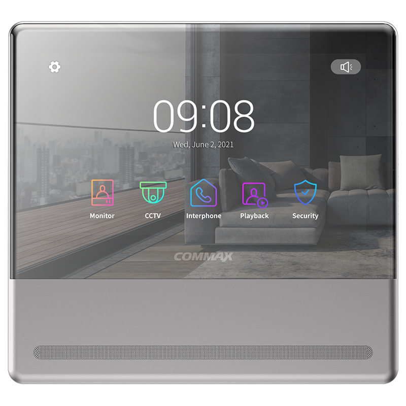 CDV-70QT (серебро) видеодомофон Commax