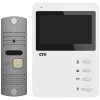 CTV-DP1400N (белый+серебро) комплект видеодомофона