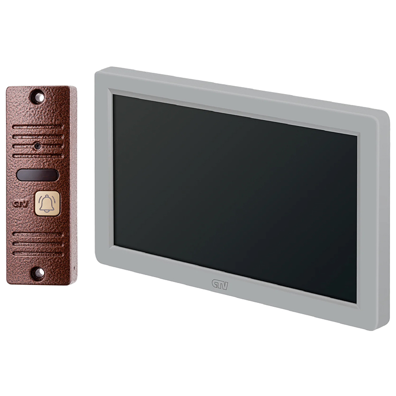 CTV-DP3722 Spectrum (дымчатый+бронза) комплект видеодомофона