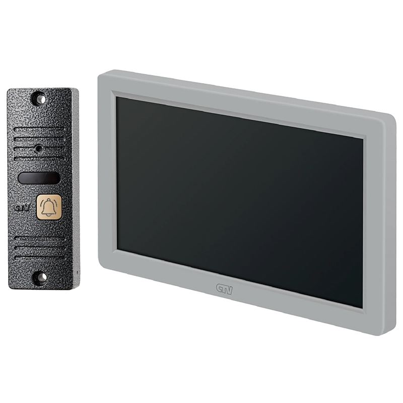 CTV-DP3722 Spectrum (дымчатый+серебро) комплект видеодомофона