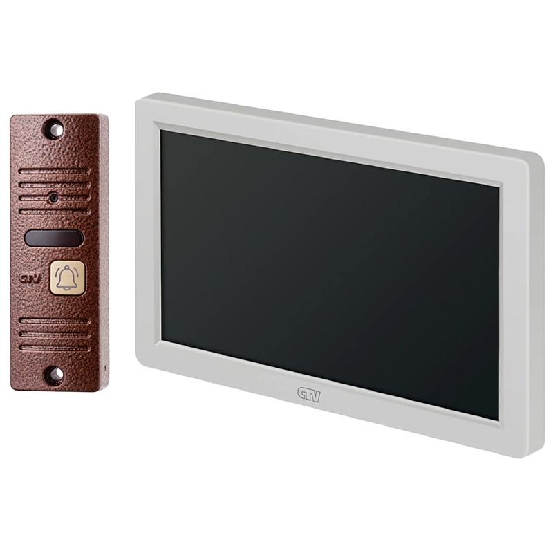 CTV-DP3722 Spectrum (платина+бронза) комплект видеодомофона