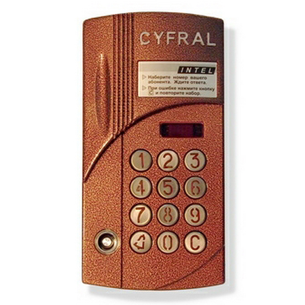 Цифрал ИНТЕЛ/VC блок вызова домофона